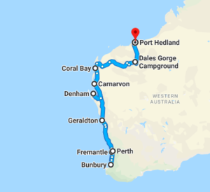 Perth to Port Hedland